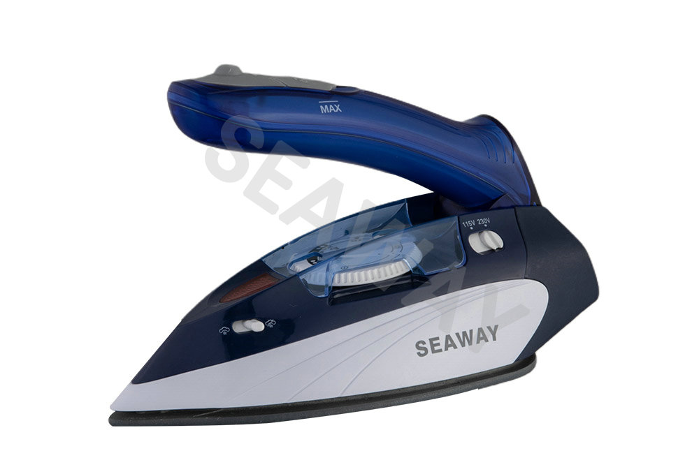 SW-602 900W-1100W Двойной выбор напряжения Дорожный утюг с изогнутой ручкой